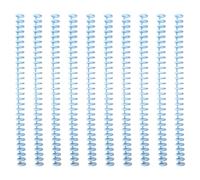 Lot de 10 spirales de reliure faciles à ouvrir et à fermer pour étudiants et enseignants