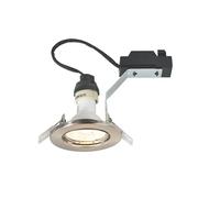 Lot de 10 spots à encastrer inclinables nickel brossés LED Nordlux Canis à intensité variable 2700K 345lm