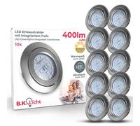 Lot de 10 spots LED encastrables plats 5W plafond á encastrer orientable lumière [EEK: F]