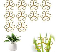 Lot de 10 stabilisateurs de plantes pour plantes d'intérieur, support de tige de plante idéal pour la croissance florale, support de plante en mousse d'extérieur pour arrangement de fleurs de jardin