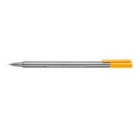 LOT de 10 Staedtler Triplus Fineliner 334 Stylo Fineliner - Ligne 0,3 mm - Encre à base d'eau - Couleur orange fluo G