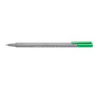 LOT de 10 Staedtler Triplus Fineliner 334 Stylo Fineliner - Ligne 0,3 mm - Encre à base d'eau - Couleur vert pâle Vert G