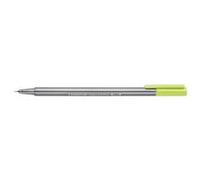 LOT de 10 Staedtler Triplus Fineliner 334 Stylo Fineliner - Ligne 0,3 mm - Encre à base d'eau - Couleur vert citron G