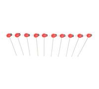 Lot de 10 statues de coccinelles en bois pour améliorer l'esthétique du jardin et créer un espace extérieur vivant sculpture sur piquet
