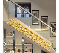 Lot de 10 stickers muraux effet miroir Doré