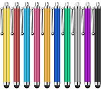 Lot de 10 stylets universels capacitifs pour écran tactile,tablettes,iPad Mini,iPad Pro,iPad Air,smartphones,Samsung Galaxy