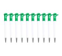 Lot de 10 stylos à bille décoratifs avec pouce vers le haut, stylo à bille de remerciement, stylo d'écriture de 1 mm pour étudiant