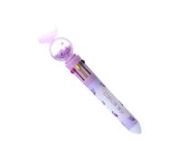 Lot de 10 stylos à bille multicolores de 0,5 mm pour écrire, codage couleur, journal, bureau, fournitures d'écriture multicolores pour enfants, dessin, Noël