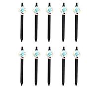 Lot de 10 stylos à bille rétractables sur le thème des médecins et infirmières - Encre noire de 1 mm - Écriture lisse - Cadeau idéal pour infirmières
