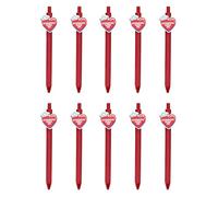 Lot de 10 stylos à bille rétractables sur le thème des médecins et infirmières - Encre noire de 1 mm - Écriture lisse - Cadeau idéal pour infirmières