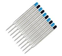 Lot de 10 stylos à bille standard à encre bleue style Parker 0,7 mm