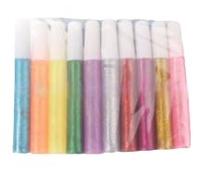 Lot de 10 stylos à paillettes, 4 modèles de peinture, stylos à paillettes, poudre à paillettes pour bricolage, colle à paillettes pour enfants, colle à paillettes pour enfants, stylo à paillettes gel