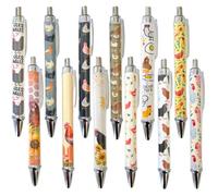 Lot de 10 stylos d'écriture en forme de poule, coq, foin, poules pour amateurs de poule, fournitures de bureau, crayons, oiseaux, dinde, canard, coqs, pour femmes et hommes, cadeaux amusants sur le