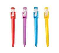 Lot de 10 stylos sablier - Outil de mise au point avec débit de sable de 30 minutes, aide à la gestion visuelle du temps pour la préparation des examens et les devoirs, fournitures d'écriture pour