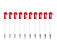 Lot de 10 stylos Thumb Up avec inscription « Thank You » - Pour enseignants - 1,0 mm