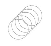 Lot de 10 Support Cire Chaîne en Acier Inoxydable 30cm | Anneau d'immersion pour Cire à Chaud Chaîne de Vélo | Câble Fil Boucle Réutilisable pour Entretien et Nettoyage de Vélo