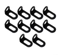 Lot de 10 supports à soufflet en forme de L en acier inoxydable pour renforcement de meubles et travail du bois