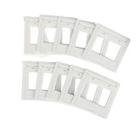 Lot de 10 supports coulissants blancs standard 135 pour artistes, enseignants et collectionneurs Cadre de projecteur