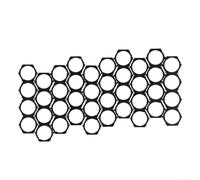 Lot de 10 supports de batterie en plastique pour 21700 batteries avec montage stable et prévention des mauvais alignements (10 pièces 1 x 4)