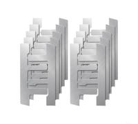 Lot de 10 supports de boîte d'interrupteur de type F, sangle de support de boîte électrique en métal 130 x 73 mm, clip de montage sécurisé pour installation de prise de courant