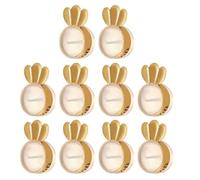 Lot de 10 supports de boucles d'oreilles portables pour oreilles tombantes - Bouchons de boucles d'oreilles élégants en forme de couronnes