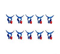 Lot de 10 supports de bras pour canne à pêche, design lisse et profilé, repose confortablement contre l'avant-bras lors de l'utilisation (S, bleu)