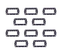 Lot de 10 supports de cadre compatibles avec Bticino Living International et Living Light, 4 modules pour boîte 504, série MBL, couleur bleue