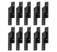 Lot de 10 supports de cuisine à clipser sur socle Push In - Fixation de plaque de meuble - Pour crochets d'armoires de cuisine fixes lors des fixations de socle