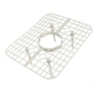 Lot de 10 supports de culture de fraises carrés tridimensionnels avec système de drainage pour une croissance saine des plantes et un meilleur rendement (blanc)