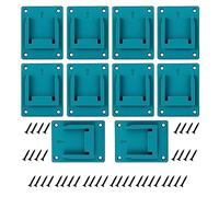 Lot de 10 supports de montage pour perceuse, outils électriques sans fil pour outils électriques Ma-Kita - Support de rangement mural avec vis