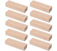 Lot de 10 Supports de Numéro de Table en Bois pour Mariages, 10 x 3 x 2 cm, Porte-Cartes pour Tables, Nom, Photo, Supports en bois Cartes Photo Menu pour Fête, Décorations de Noël