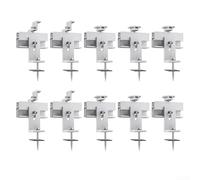 Lot de 10 supports de panneau solaire en aluminium pour installations de toit sûres, conçus pour la stabilité et la performance