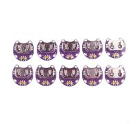 Lot de 10 supports de piles bouton avec interrupteur coulissant pour Arduino, 4 points de connexion de couture, 29 x 30 mm, compatible avec Lilypad Electro