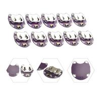 Lot de 10 supports de piles bouton avec interrupteur coulissant pour projets électroniques Arduino Lilypad - Module de montage PCB 29 x 30 mm