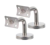 Lot de 10 supports de rampe d'escalier en acier inoxydable, support mural décoratif for rail en H Pour Rampes Escalier