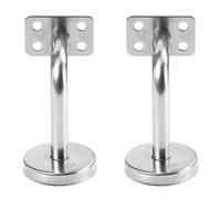Lot de 10 supports de rampe en acier inoxydable for rail en H, montage mural, pratique for la construction de maisons Pour Rampes Escalier