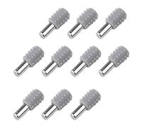 Lot de 10 supports d'étagère avec goujons métalliques 6 mm for étagères, séparateurs d'étagères, fixations for meubles, placards et vitrines(5x23mm)