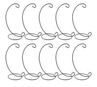 Lot de 10 supports en fer à suspendre pour globe en verre, plante, terrarium, boule de sorcière, boule et décoration de Noël