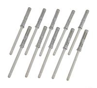 Lot de 10 supports en métal dissimulés pour étagères pour créer un look propre dans n'importe quelle pièce avec une installation facile
