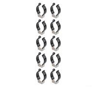 Lot de 10 supports en U pour installation de tubes LED avec intégrité structurelle et performance antidérapante (43-45 mm)