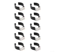 Lot de 10 supports en U pour installation de tubes LED avec intégrité structurelle et performance antidérapante (46-48 mm)