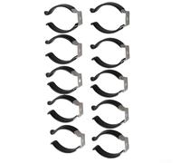 Lot de 10 supports en U pour installation de tubes LED avec intégrité structurelle et performance antidérapante (50-52 mm)