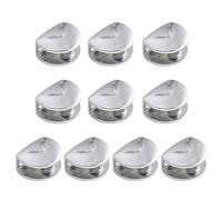 Lot de 10 supports en verre multi-usages pour une solution d'affichage sûre et élégante dans divers environnements, décoration de la maison, support en verre
