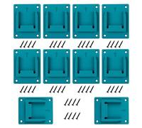 Lot de 10 Supports pour Outils Ma-kita & Bos-ch 14.4V/18V, Supports Muraux de Rangement pour Outils Ma-kita 18V, Support d'outils de Perceuse avec 40 Vis Pour Murs, Garages, Camions de Travail