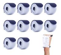 Lot de 10 supports pour sac de jambe, sangles de fixation pour cathéter, sangle de fixation pour cathéter, support de cathéter, dispositif de stabilisation pour la fixation du cathéter (Bleu)