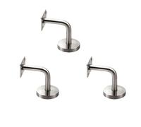 Lot de 10 supports rampe d'escalier muraux élégants en acier inoxydable pour Escalier, Couloirs