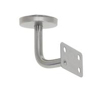 Lot de 10 supports rampe for d'escalier, support mural, balustrade, balai à franges, accessoires quincaillerie robustes pour Escalier, Couloirs(Curved support)