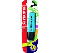 Lot de 10 Surligneur BOSS Original, pointe biseau 2-5 mm, bleu, sous blister