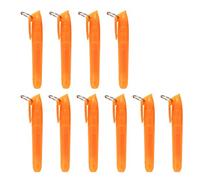 Lot de 10 surligneurs colorés avec anneaux en métal à séchage rapide pour journal, calendrier, carnet de notes, surligneurs étudiants et enseignants