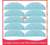 Lot de 10 tampons de nettoyage compatibles avec Philips Homerun série 7000 XU7100/01 XU7100/02. Pièces de rechange pour aspirateurs ménagers